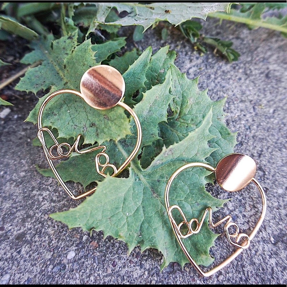 HEART SHAPED EARRINGS